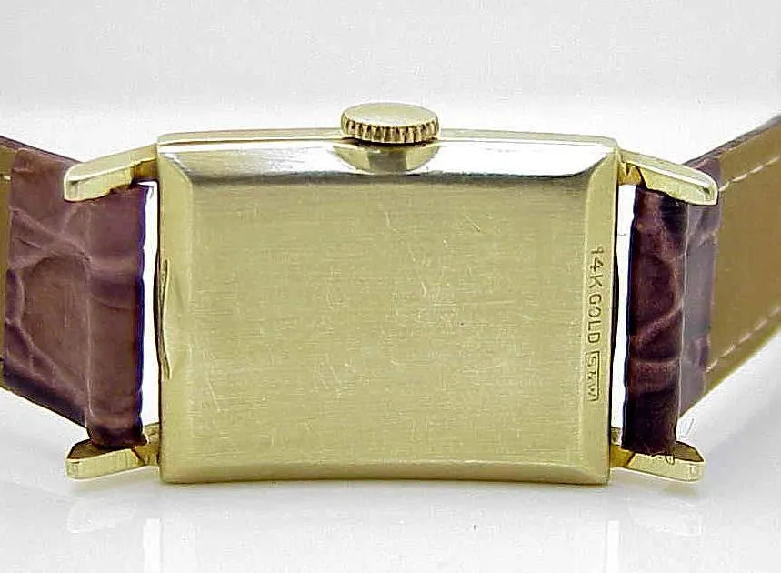 14KT Gold 1940s Hamilton Brock