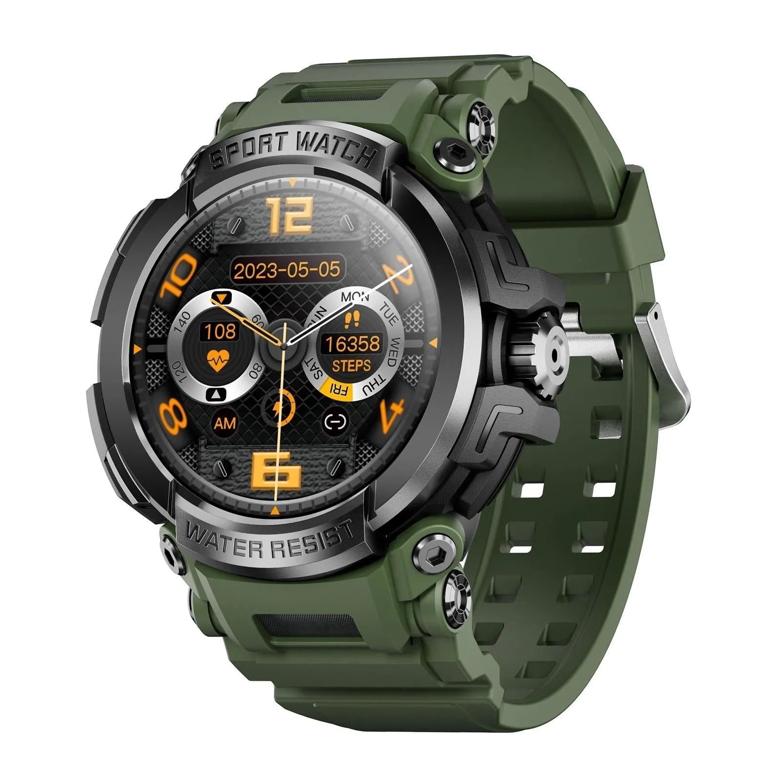 1.5 Inch Colour Screen Bluetooth Smart Watch Health & Sports Monitoring