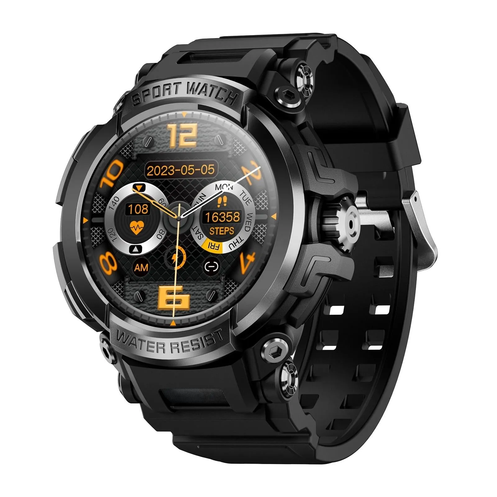 1.5 Inch Colour Screen Bluetooth Smart Watch Health & Sports Monitoring