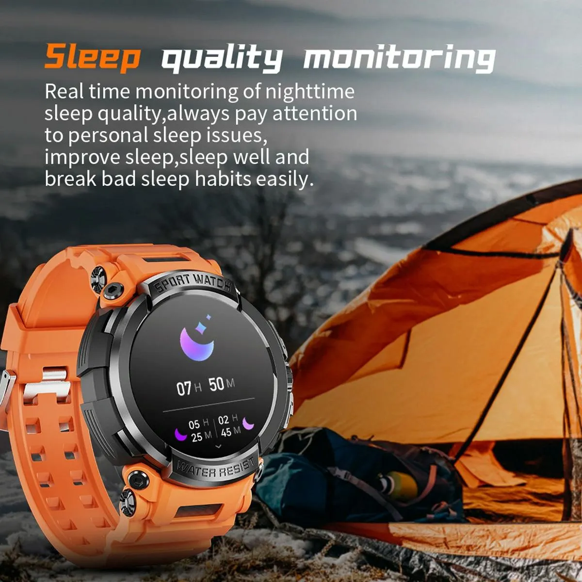 1.5 Inch Colour Screen Bluetooth Smart Watch Health & Sports Monitoring