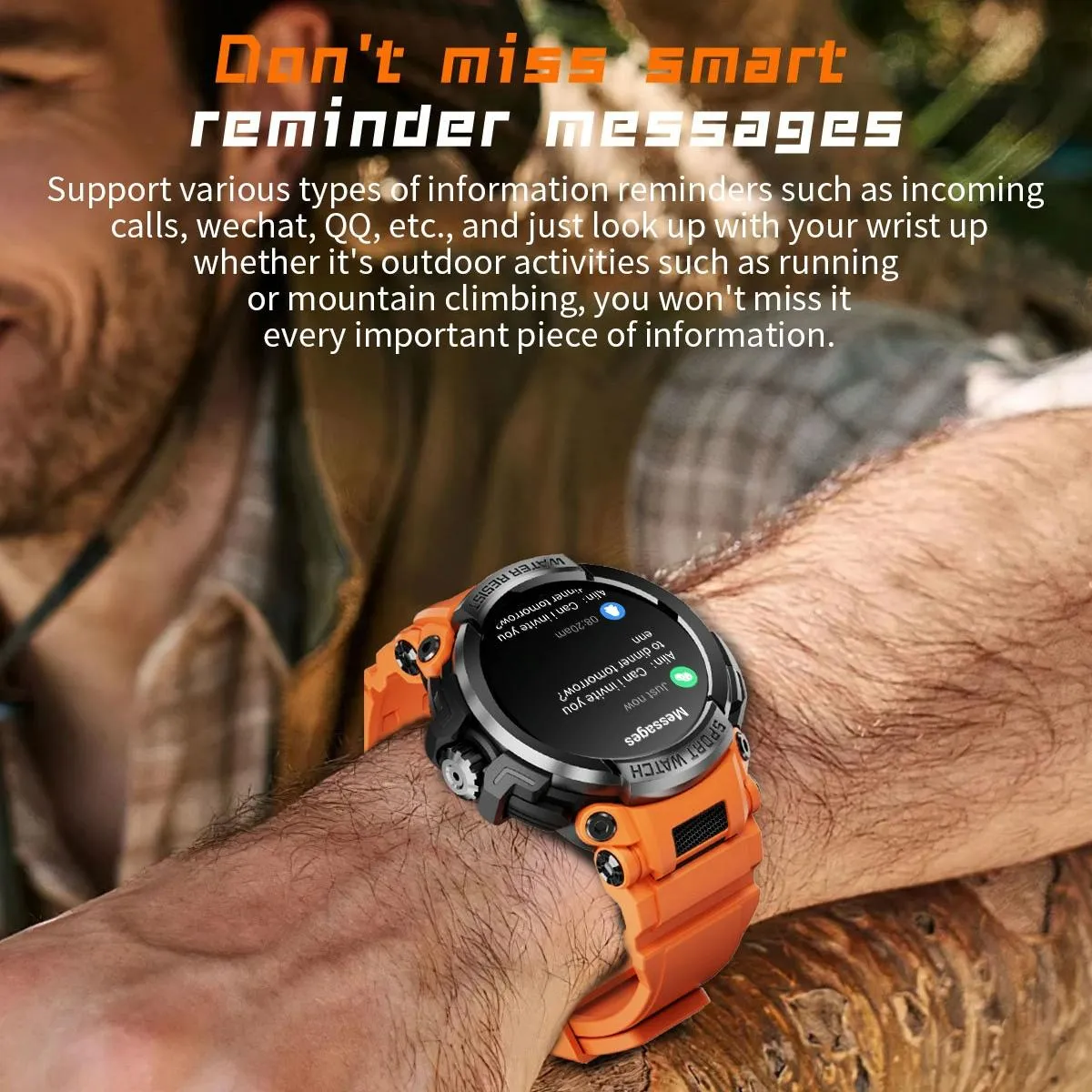 1.5 Inch Colour Screen Bluetooth Smart Watch Health & Sports Monitoring