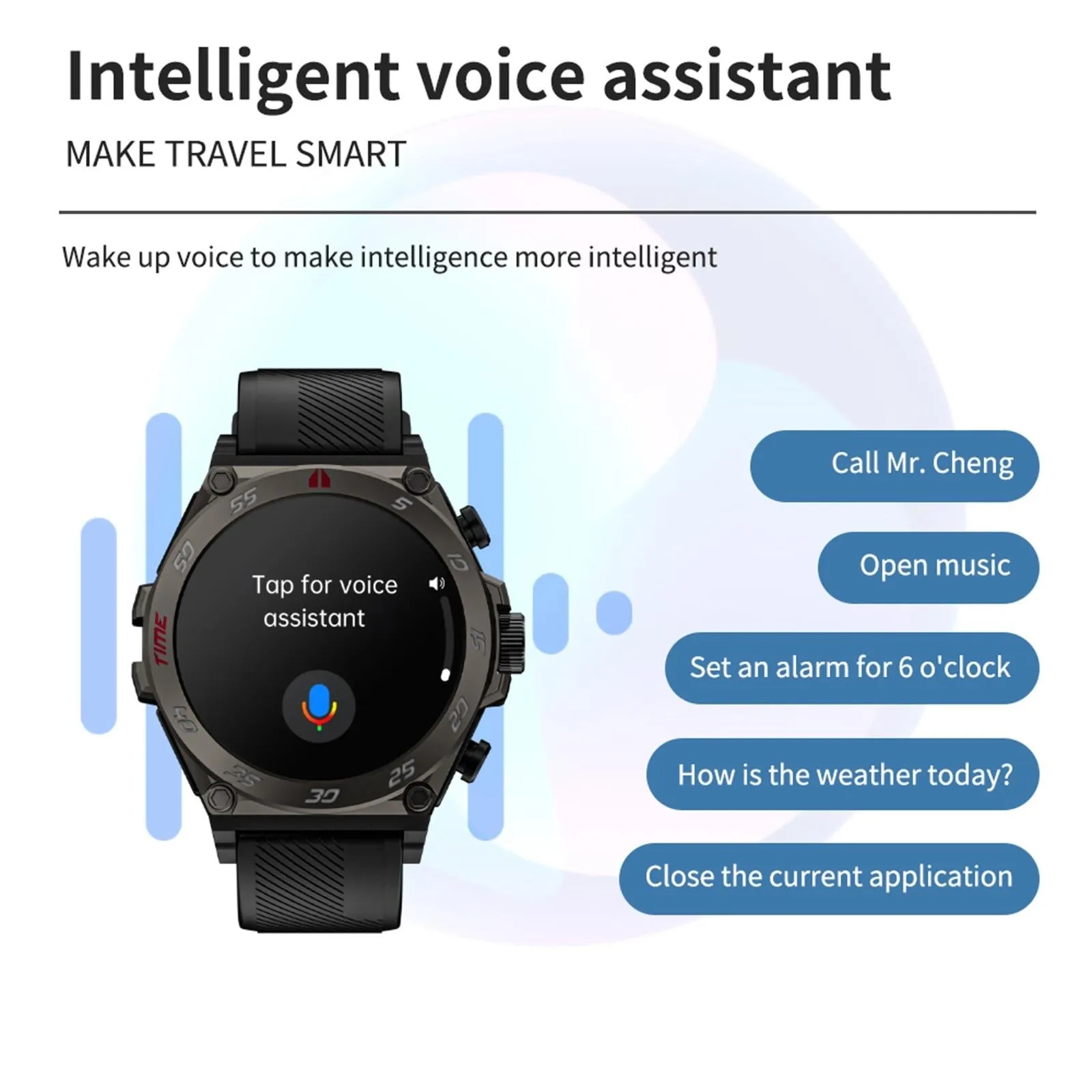 1.53 Inch Ip67 Bt5.0 Sport Smart Watch With Earbuds Support Bluetooth Call / Sleep / Blood Oxygen / Heart Rate / Blood Pressure Health Monitor