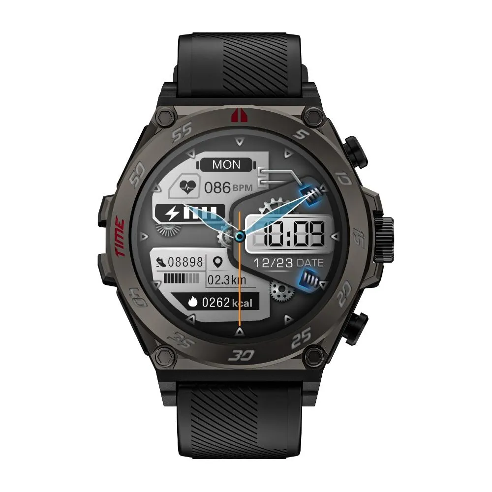 1.53 Inch Ip67 Bt5.0 Sport Smart Watch With Earbuds Support Bluetooth Call / Sleep / Blood Oxygen / Heart Rate / Blood Pressure Health Monitor