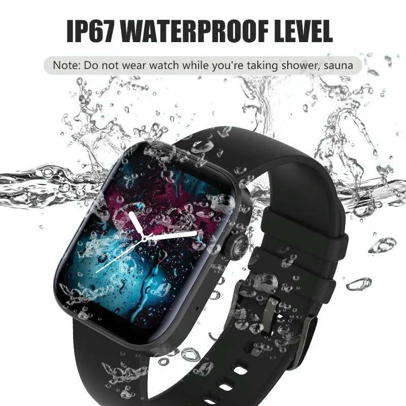 1.8 Inch Tft Screen Bluetooth Smart Watch Support Heart Rate Monitoring & 100  Sports Modes