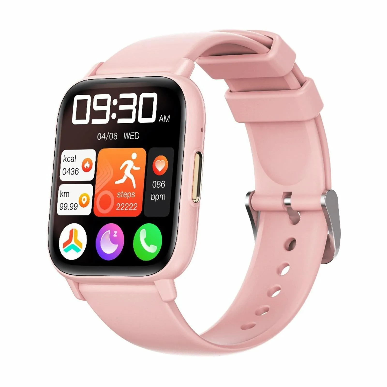1.83 Inch Bt5.2 Smart Sport Watch Support Bluetooth Call / Sleep / Blood Sugar / Blood Oxygen / Temperature / Heart Rate / Blood Pressure Health Monitor