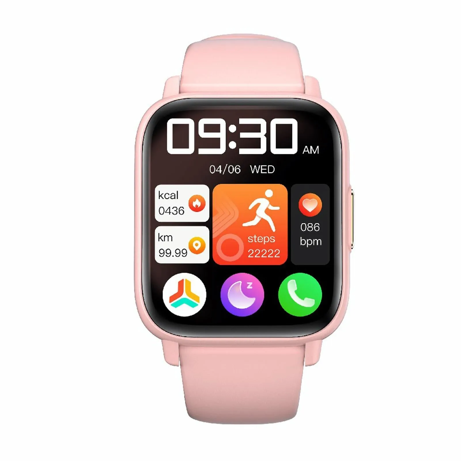 1.83 Inch Bt5.2 Smart Sport Watch Support Bluetooth Call / Sleep / Blood Sugar / Blood Oxygen / Temperature / Heart Rate / Blood Pressure Health Monitor