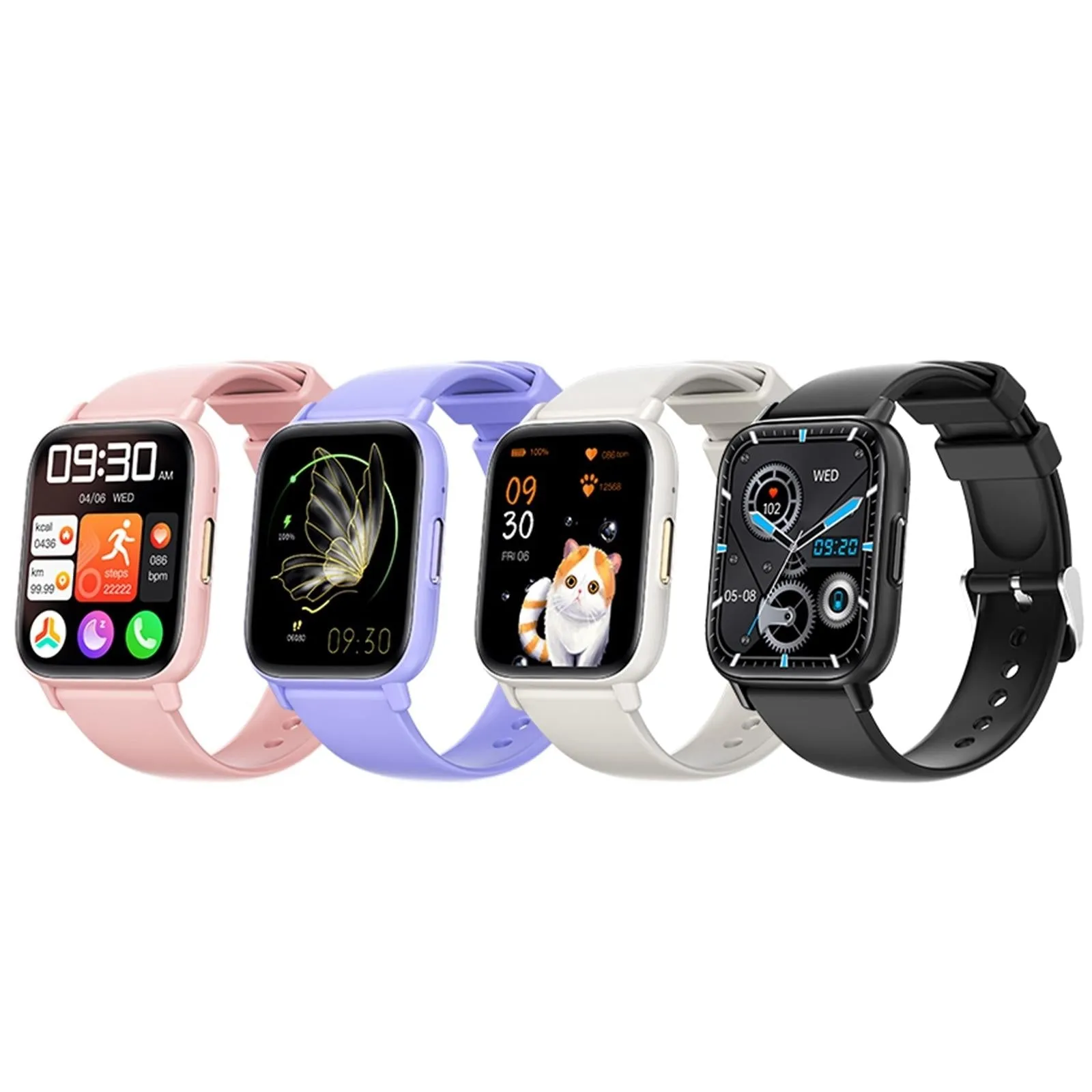 1.83 Inch Bt5.2 Smart Sport Watch Support Bluetooth Call / Sleep / Blood Sugar / Blood Oxygen / Temperature / Heart Rate / Blood Pressure Health Monitor