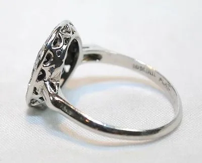 1900s Antique 3 Carat Sapphire and 1 Carat Diamond Ring in Platinum -  $40K VALUE