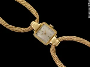 1945 Rolex Vintage Ladies Dress Watch with Bracelet - 18K Gold