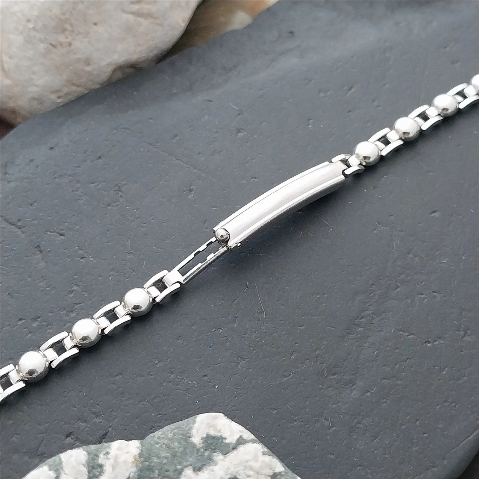 1950s Ladies White Gold -Filled Ladies JB Champion Unused Vintage Watch Band