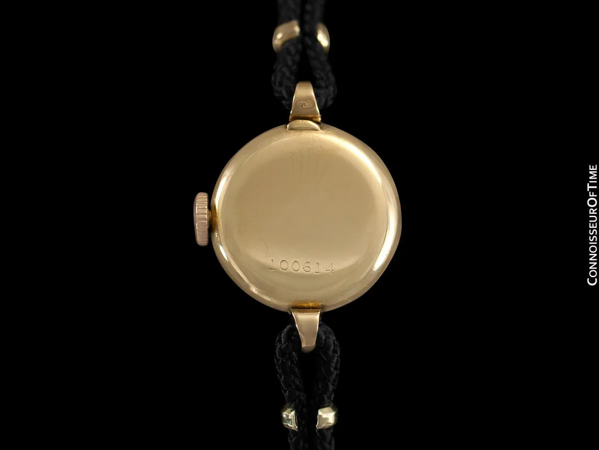 1953 Rolex Precision Vintage Pre-Cellini Ladies Watch, Ref. 8916 - 18K Gold