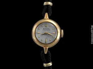 1953 Rolex Precision Vintage Pre-Cellini Ladies Watch, Ref. 8916 - 18K Gold