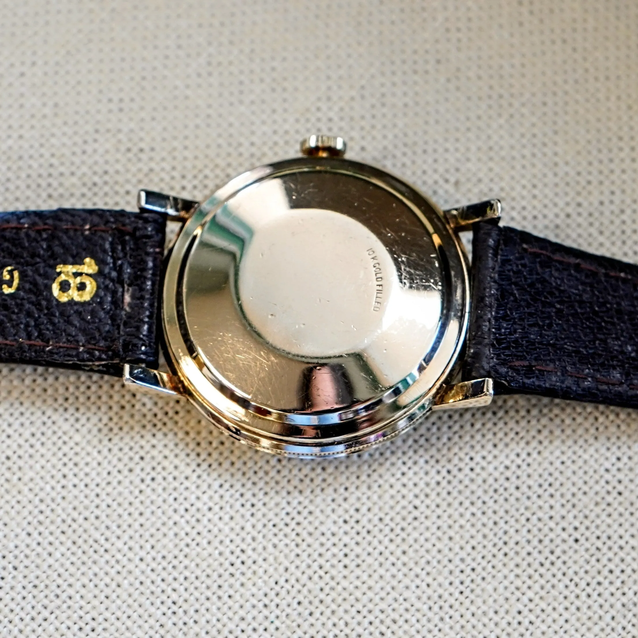 1955 LONGINES Automatic Watch 17 Jewels Ref. 2259-1 Cal. 19A Coin Case Design Wristwatch