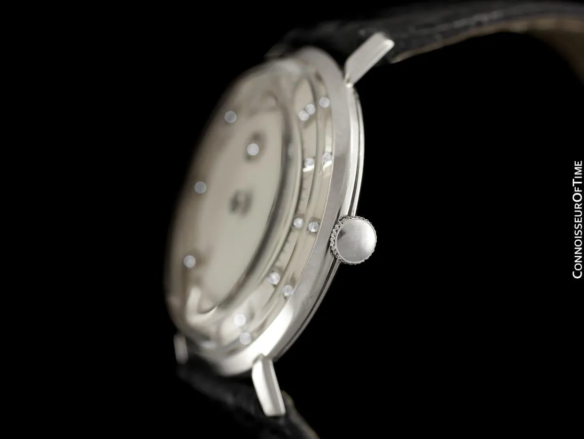 1963 Jaeger-LeCoultre Vintage Galaxy Mystery Dial - 14K White Gold & Diamonds