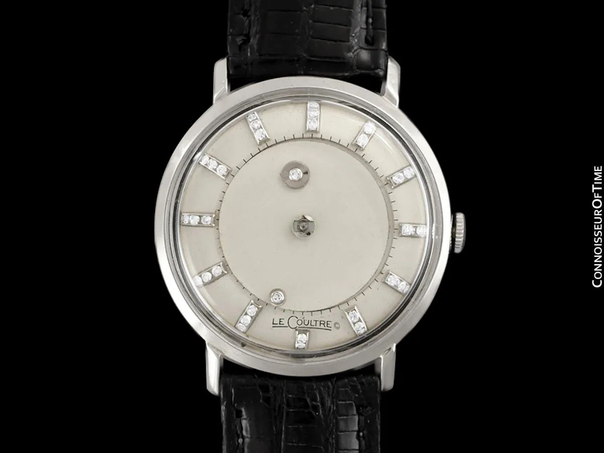 1963 Jaeger-LeCoultre Vintage Galaxy Mystery Dial - 14K White Gold & Diamonds