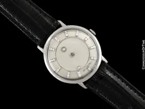 1963 Jaeger-LeCoultre Vintage Galaxy Mystery Dial - 14K White Gold & Diamonds