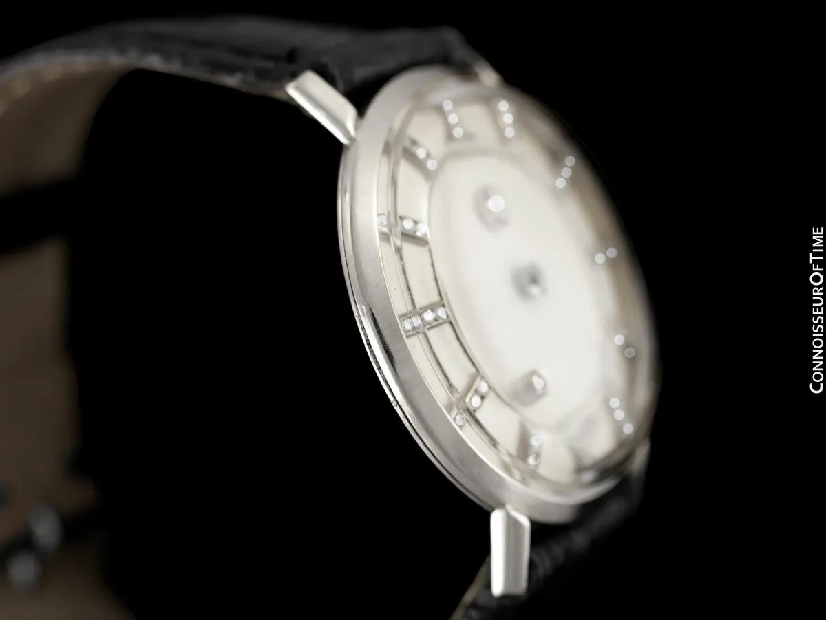 1963 Jaeger-LeCoultre Vintage Galaxy Mystery Dial - 14K White Gold & Diamonds
