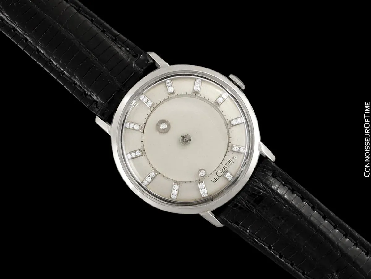 1963 Jaeger-LeCoultre Vintage Galaxy Mystery Dial - 14K White Gold & Diamonds