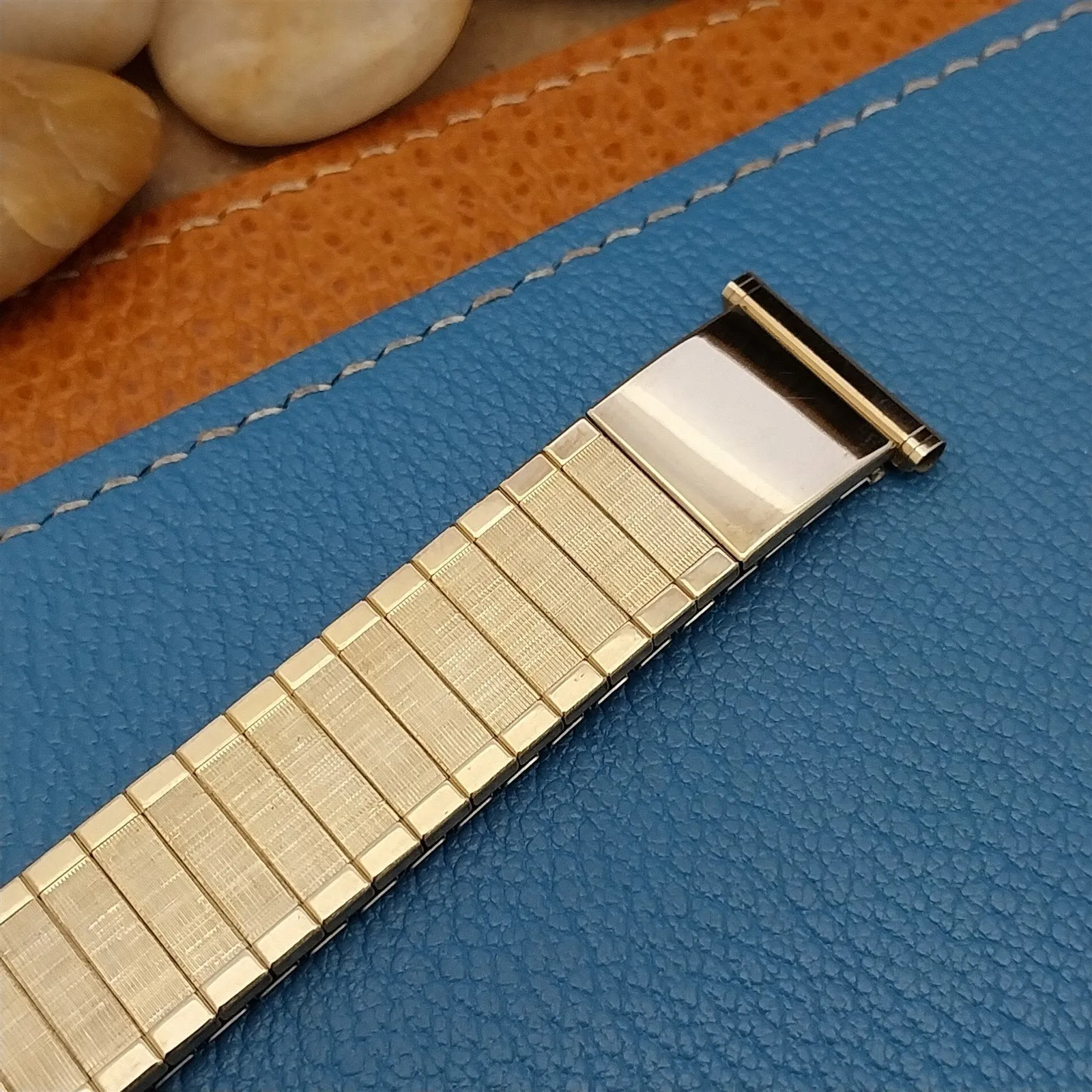 1964 19mm 18mm 16mm Gold-Filled Speidel Engravable Florentine Vintage Watch Band