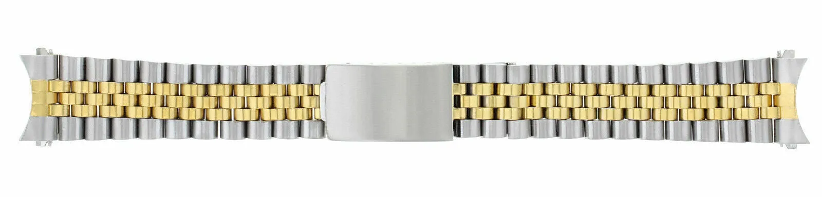 19MM JUBILEE WATCH BAND BRACELET FOR 34MM ROLEX DATE 1500 1550 GOLD/SS TWO TONE