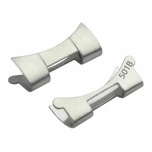 2 - 501B END PIECE LINK FOR ROLEX OYSTER WATCH BAND BRUSH 78360 MILGUASS