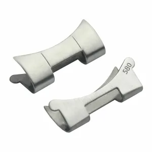 2 PCS END LIINK PIECE FOR 20MM VINTAGE OYSTER WATCH BAND ROLEX 5513 16610 16800