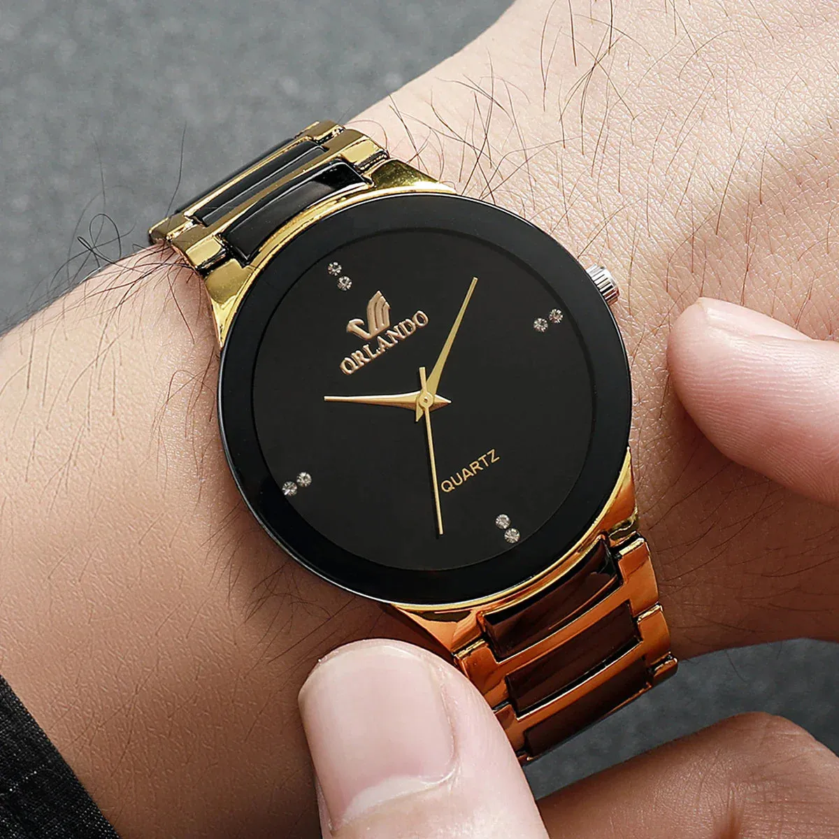 2 Piece Stainless Steel Couple S Watches