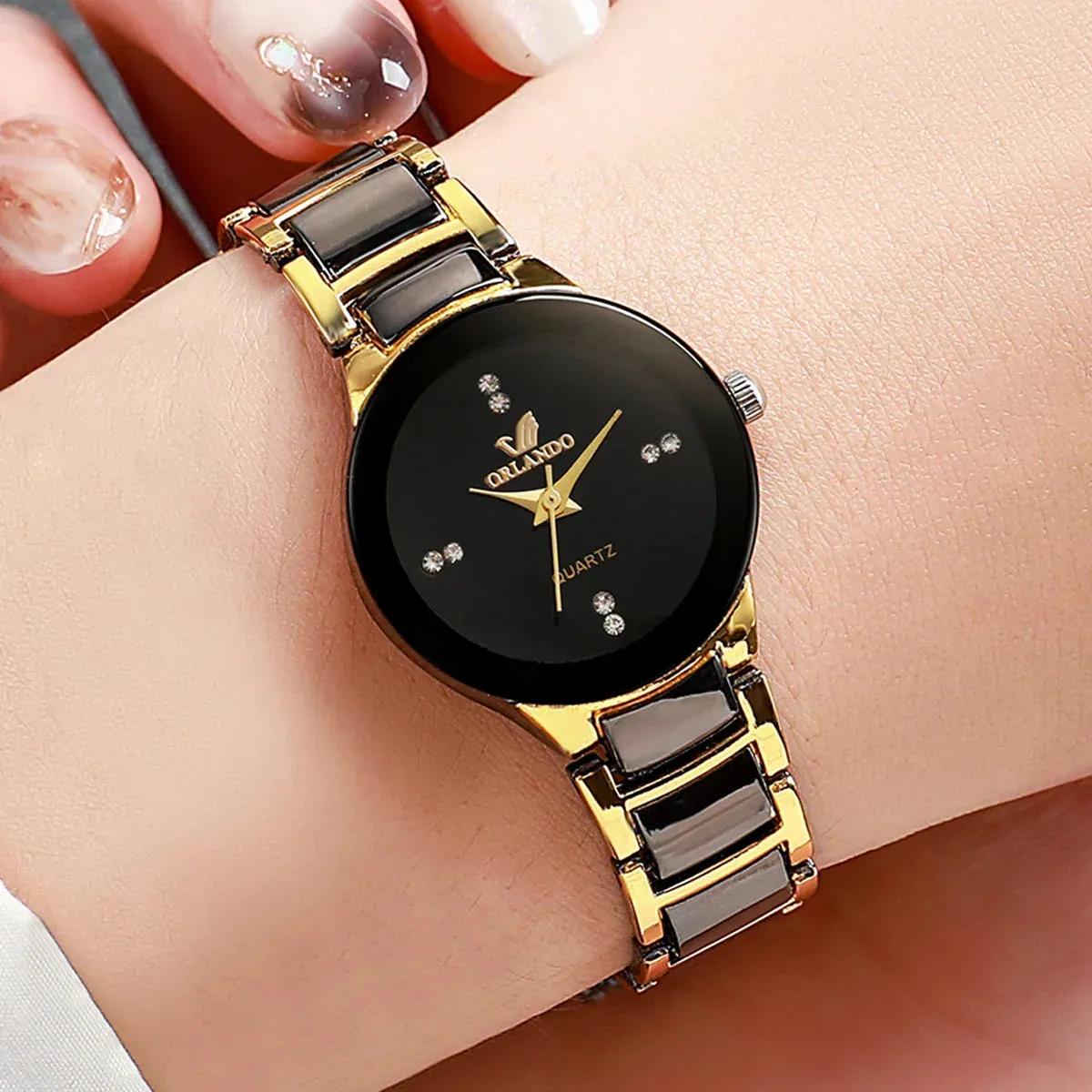 2 Piece Stainless Steel Couple S Watches