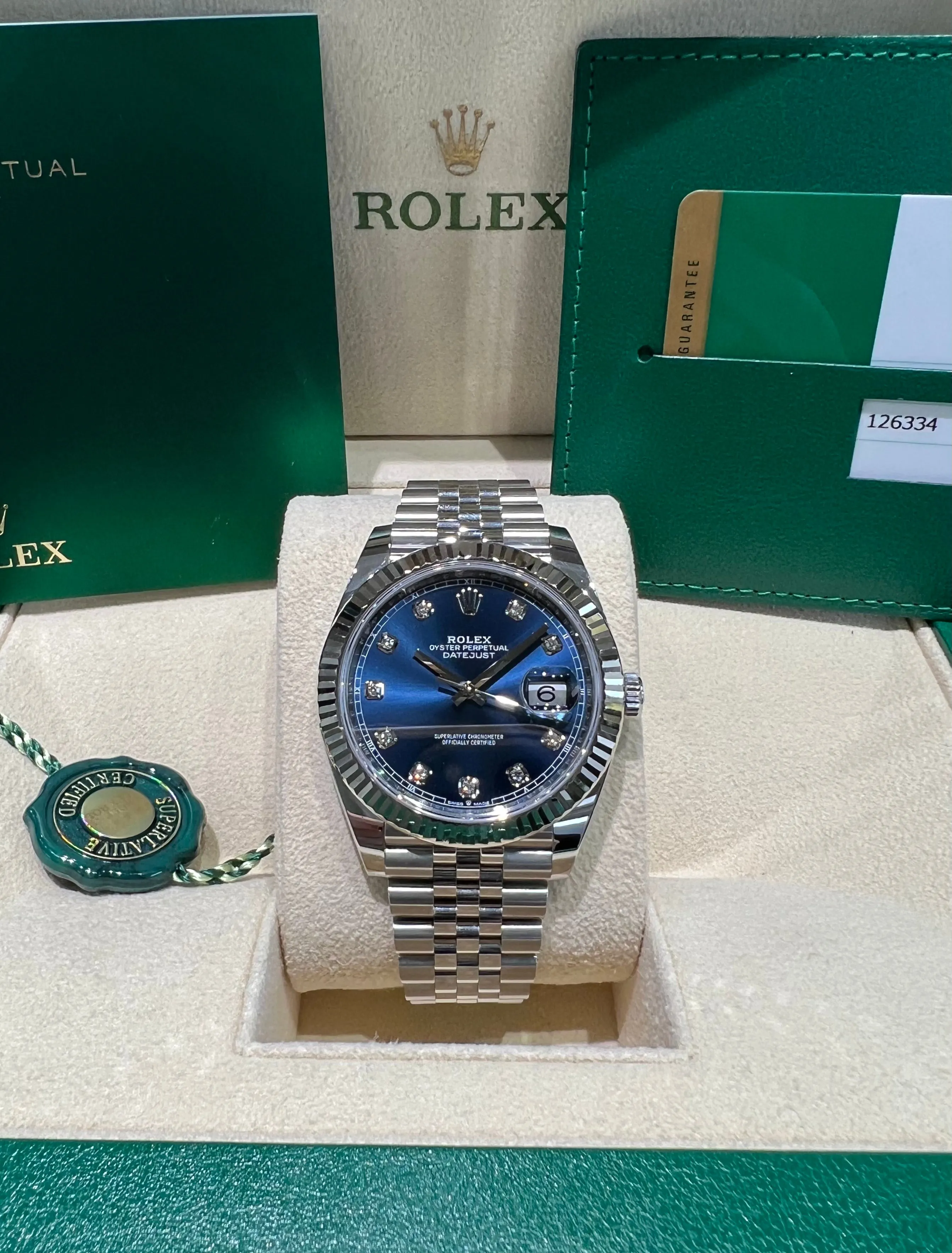 2019 Rolex Datejust 41 126334