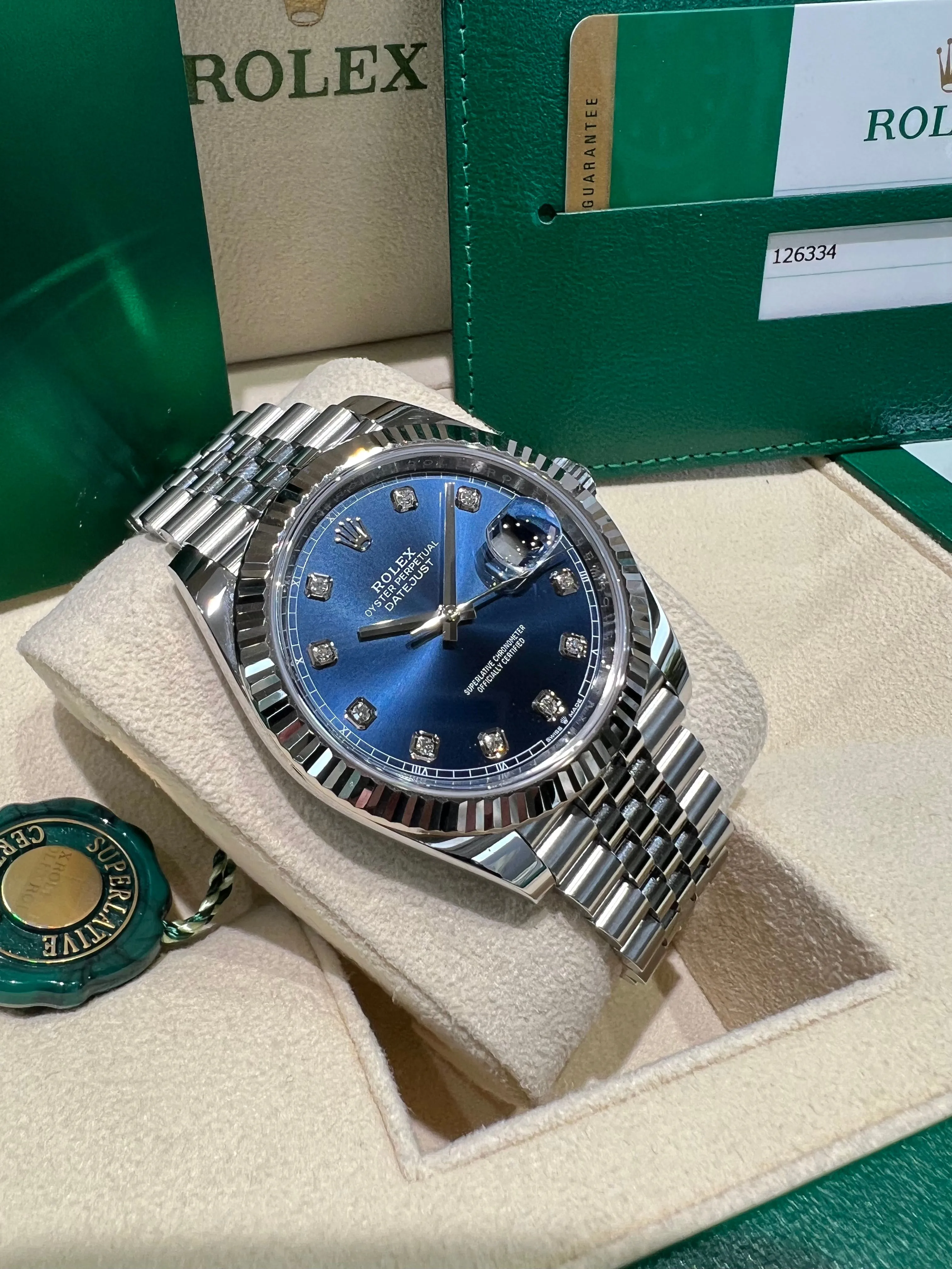2019 Rolex Datejust 41 126334