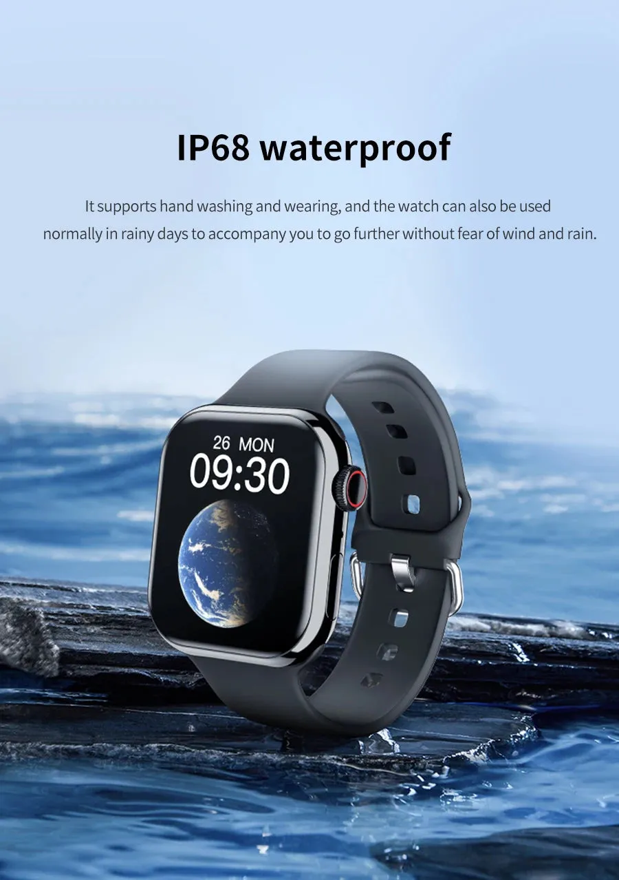 2024 NEW Smart Watch Wireless Charging Smartwatch Bluetooth Calls Men Women Watches Fitness Bracelet Custom Watch Face
