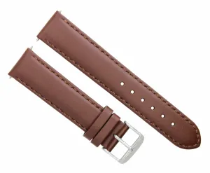20MM GENUINE WATCH LEATHER STRAP BAND FOR TISSOT PRC200 PRS516 1853 L/BROWN WS