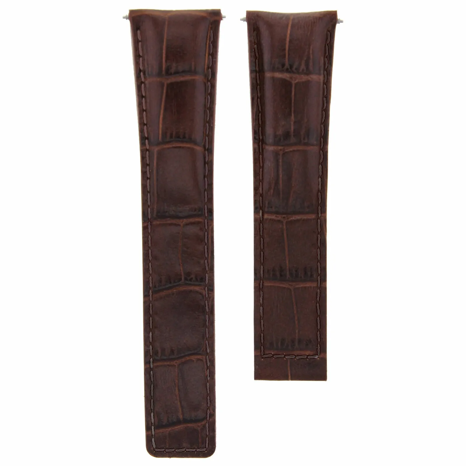 20MM LEATHER STRAP BAND FOR TAG HEUER CARRERA CHRONO D.BROWN FIT FC-5037-39