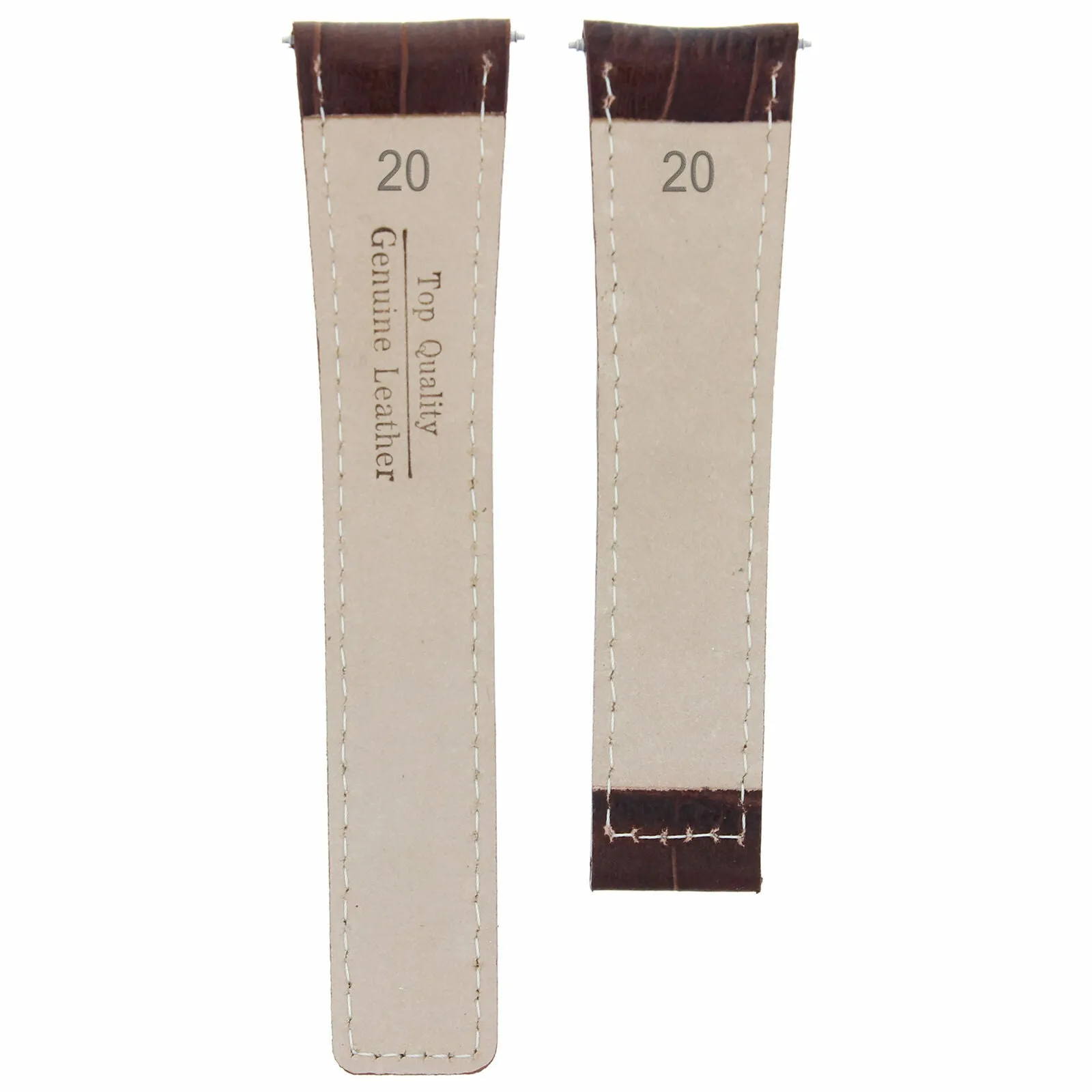 20MM LEATHER STRAP BAND FOR TAG HEUER CARRERA CHRONO D.BROWN FIT FC-5037-39