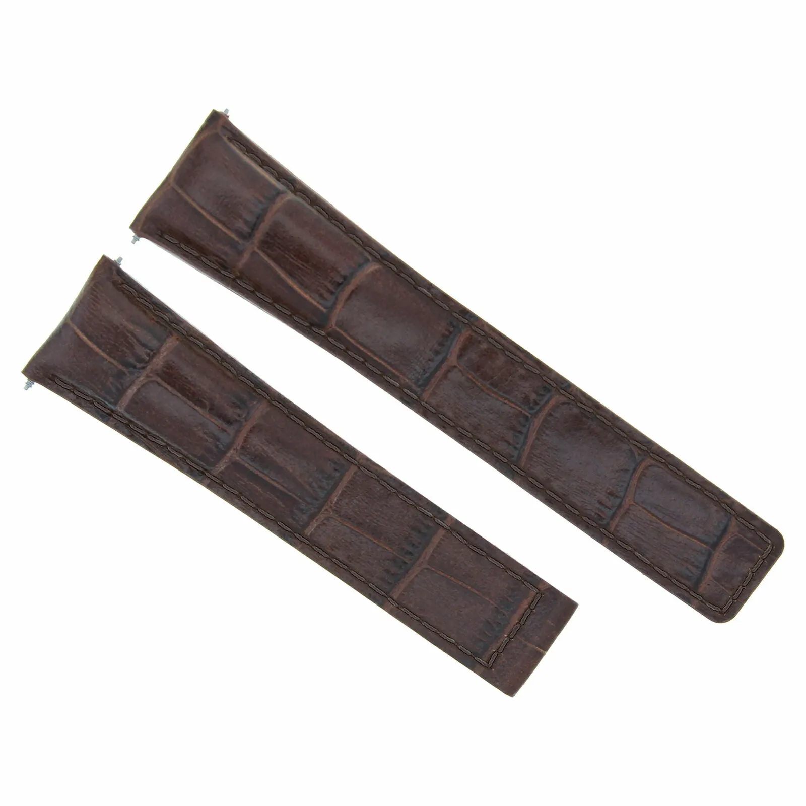 20MM LEATHER STRAP BAND FOR TAG HEUER CARRERA CHRONO D.BROWN FIT FC-5037-39