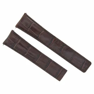 20MM LEATHER STRAP BAND FOR TAG HEUER CARRERA CHRONO D.BROWN FIT FC-5037-39