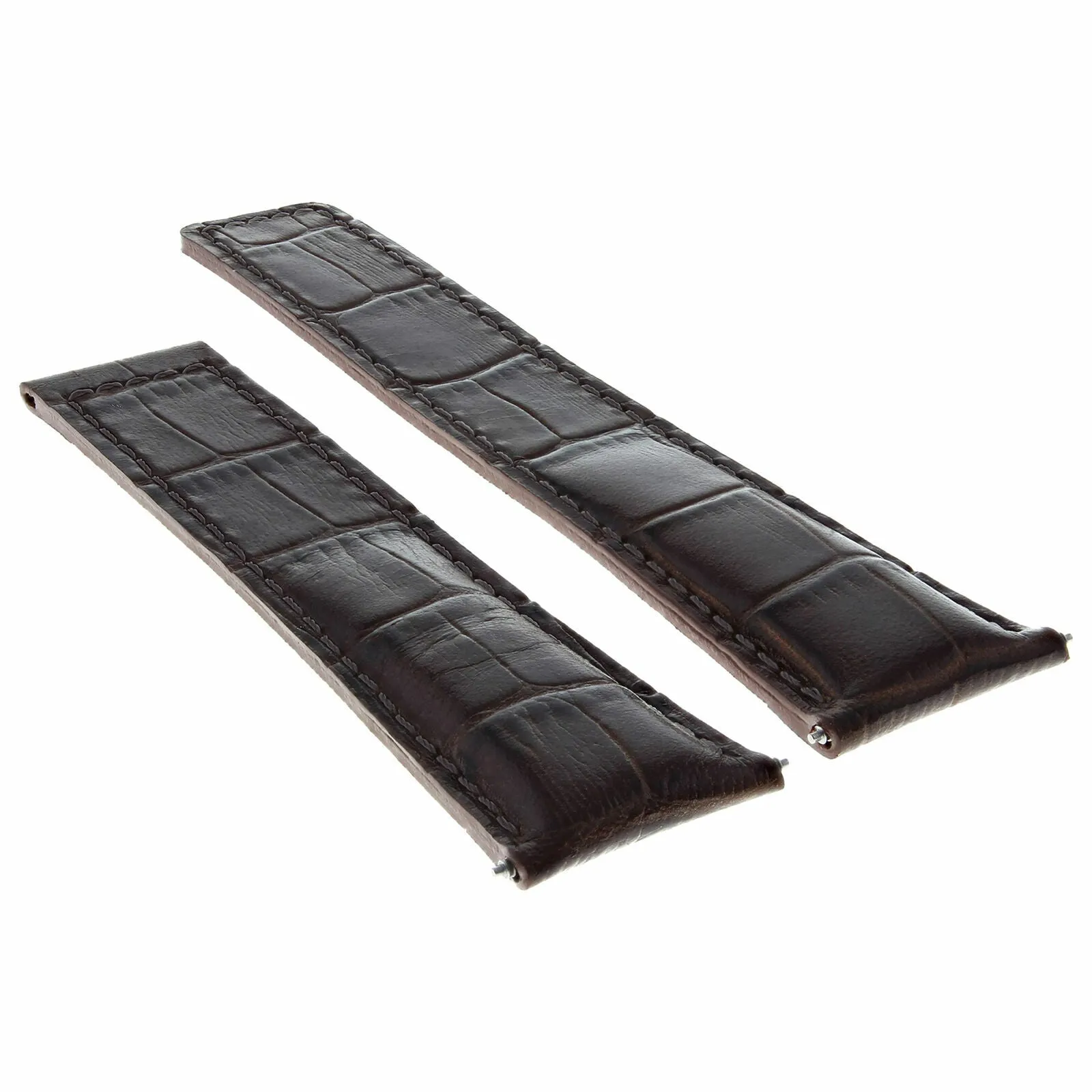 20MM LEATHER STRAP BAND FOR TAG HEUER CARRERA CHRONO D.BROWN FIT FC-5037-39