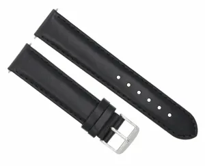 26MM SMOOTH LEATHER WATCH STRAP BAND FOR BREITLING NAVITIMER WATCH BLACK TOP QTY