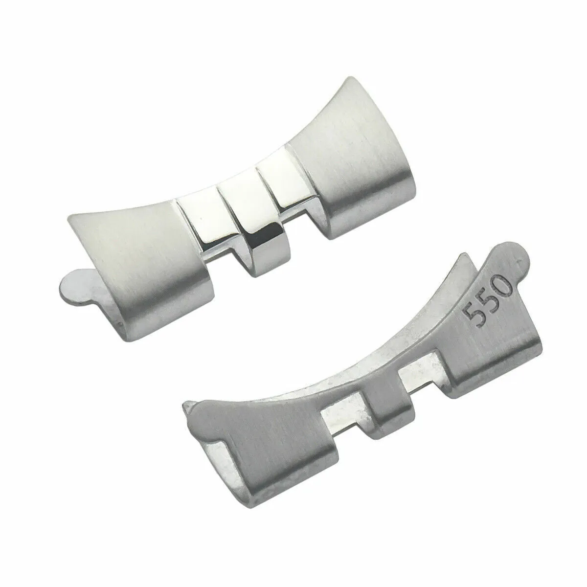 3 SET 550 END PIECE LINK FOR FAT SPRING BAR JUBILEE BAND ROLEX GMT 16710 20MM SS
