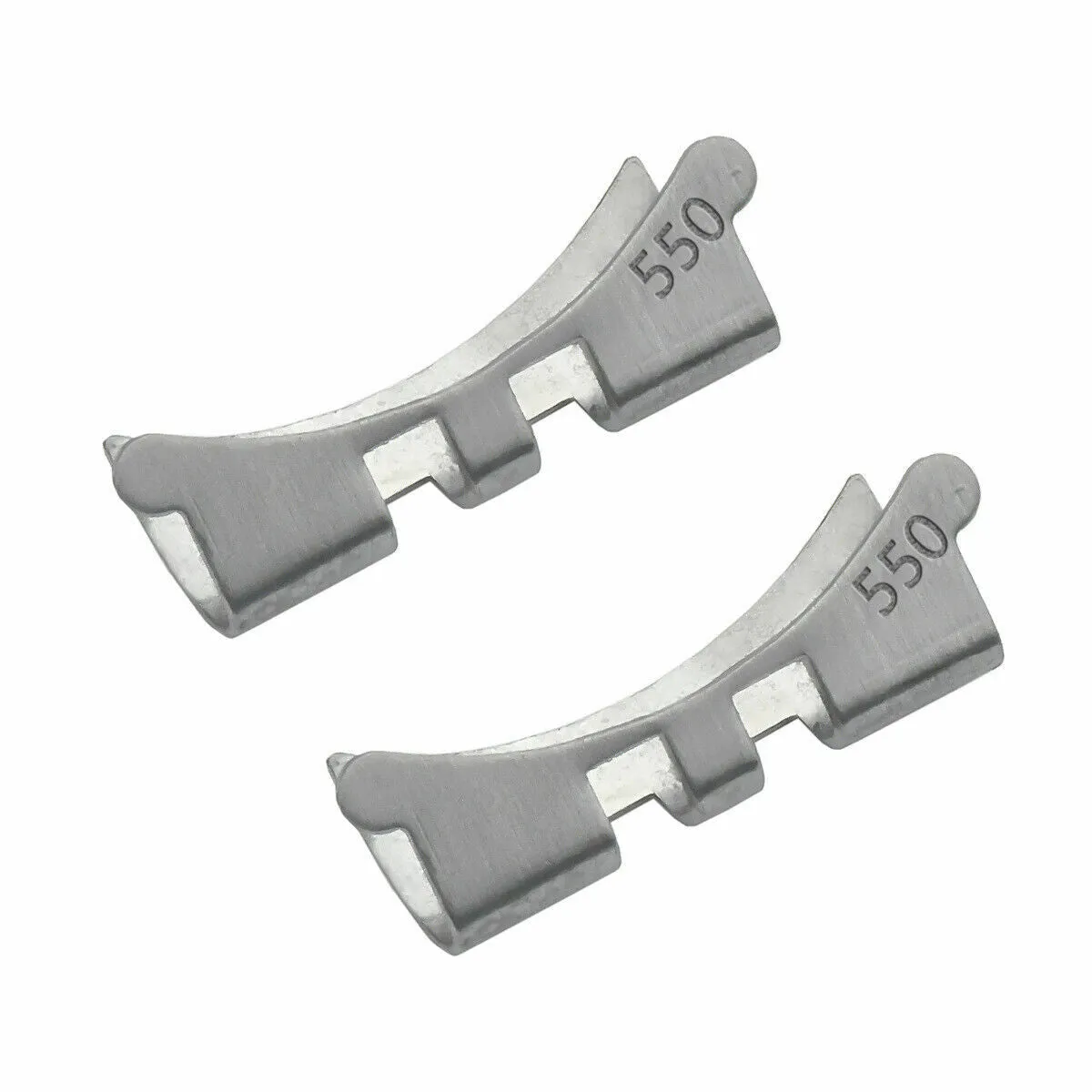 3 SET 550 END PIECE LINK FOR FAT SPRING BAR JUBILEE BAND ROLEX GMT 16710 20MM SS