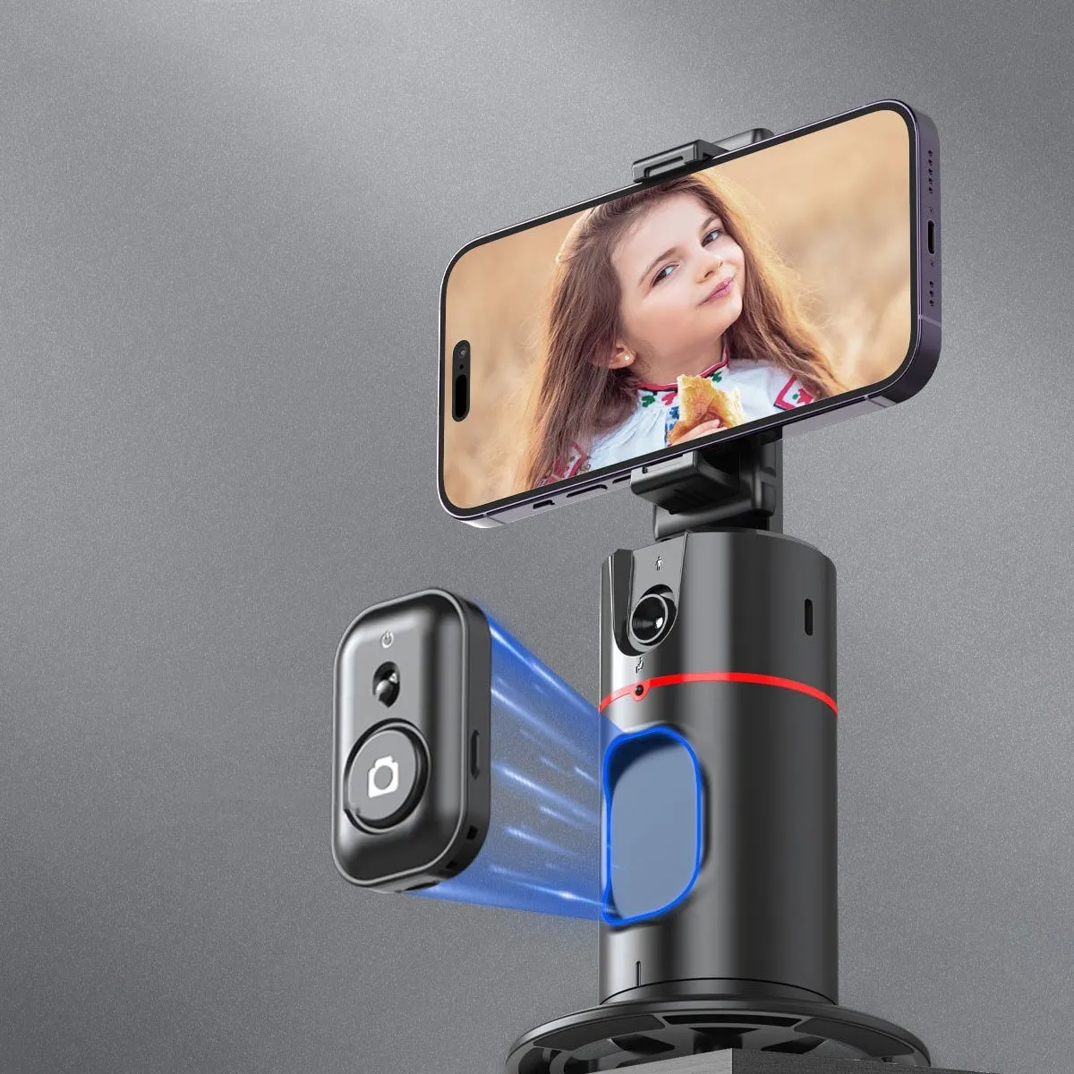 360 Degree Intelligent AI Facial Recognition Tracking And Tracking Stabilizer