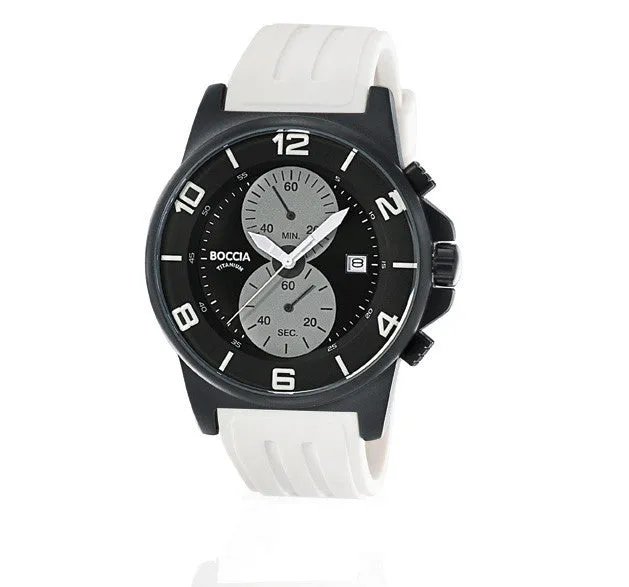 3777-06 Mens Boccia id. Titanium Watch