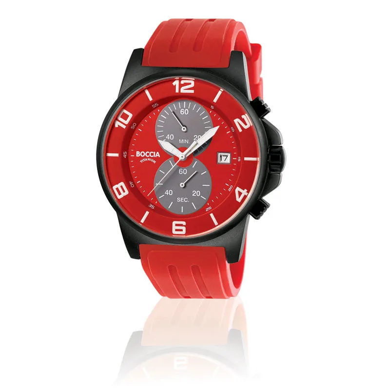 3777-24 Mens Boccia id. Titanium Watch
