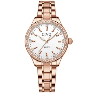 8114C | Quartz Women Watch | Stainless steel Band