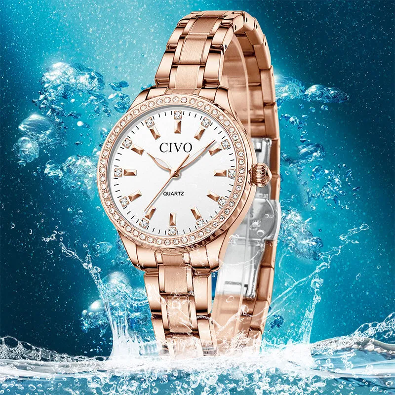 8114C | Quartz Women Watch | Stainless steel Band