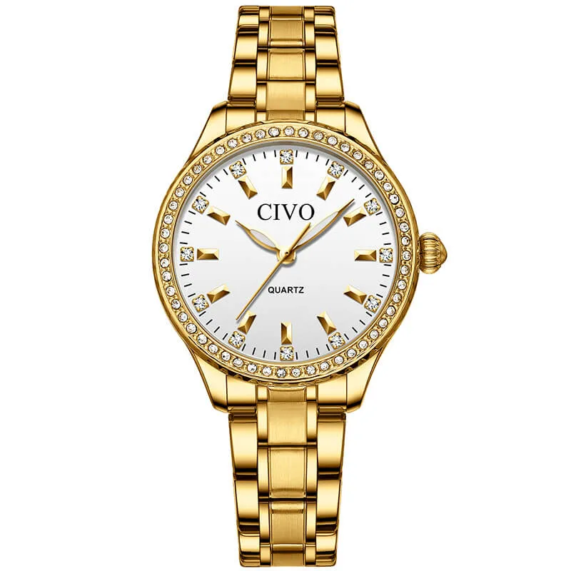 8114C | Quartz Women Watch | Stainless steel Band