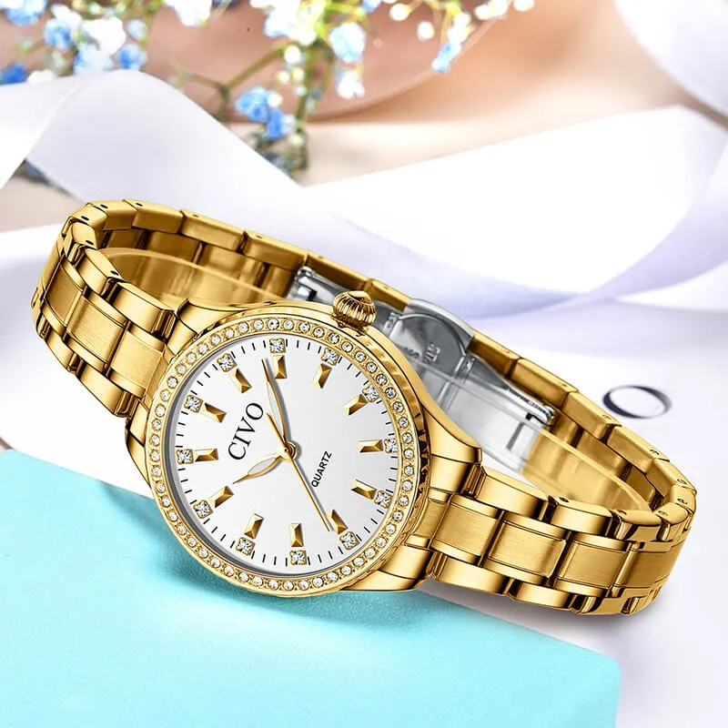 8114C | Quartz Women Watch | Stainless steel Band