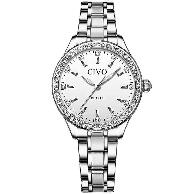 8114C | Quartz Women Watch | Stainless steel Band