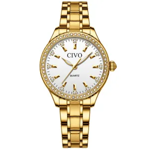 8114C | Quartz Women Watch | Stainless steel Band