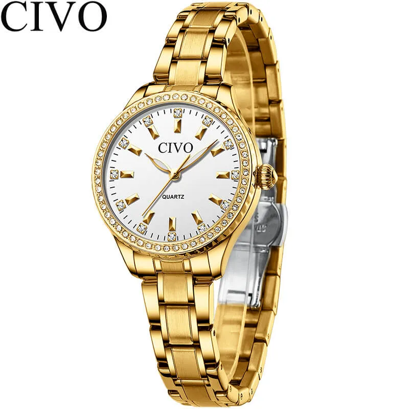 8114C | Quartz Women Watch | Stainless steel Band
